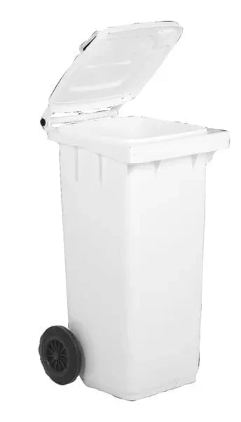 Bidone raccolta differenziata 240 litri 7 colori Size: BIANCO