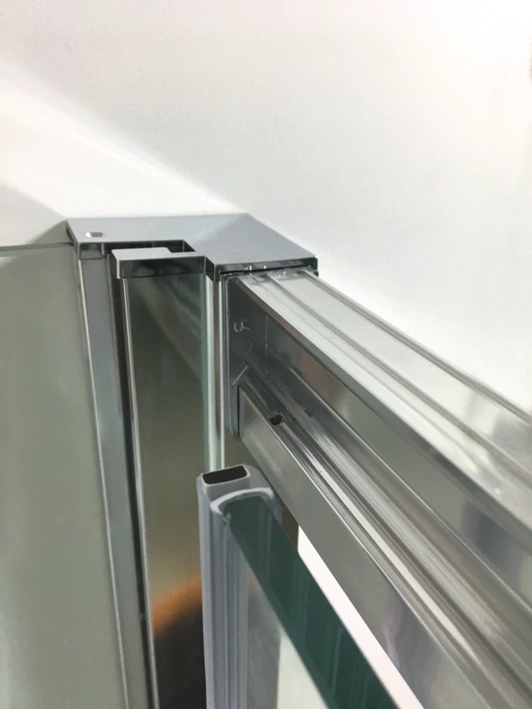 Box doccia frontale AKTUAL 2 fissi + 2 scorrevoli 160 cm (156-162) cromo vetro trasparente