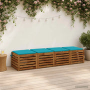 Cuscini per Sedia in 4 Pezzi SOEST 4 pz 100% Poliestere 944438