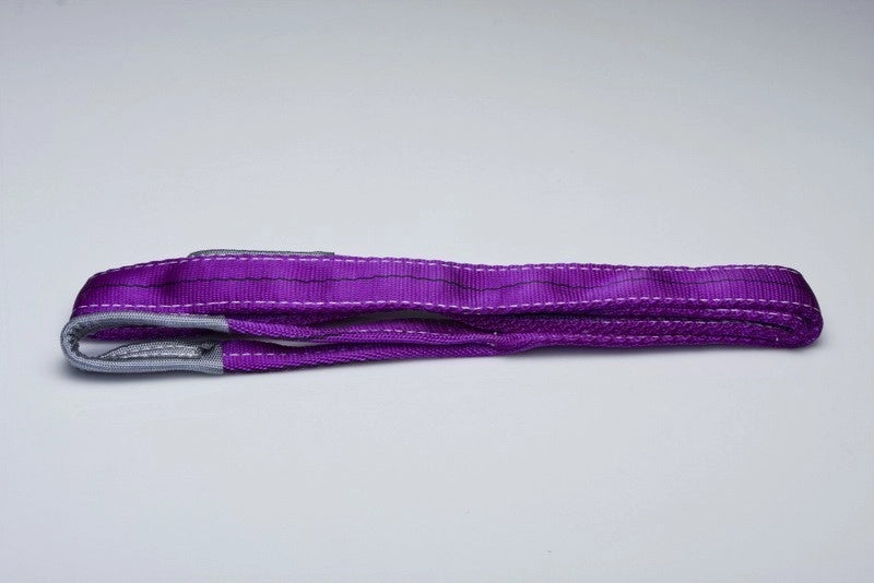 Cinghia sollevamento 30mm 4m 1 ton doppio strato viola per carichi pesanti