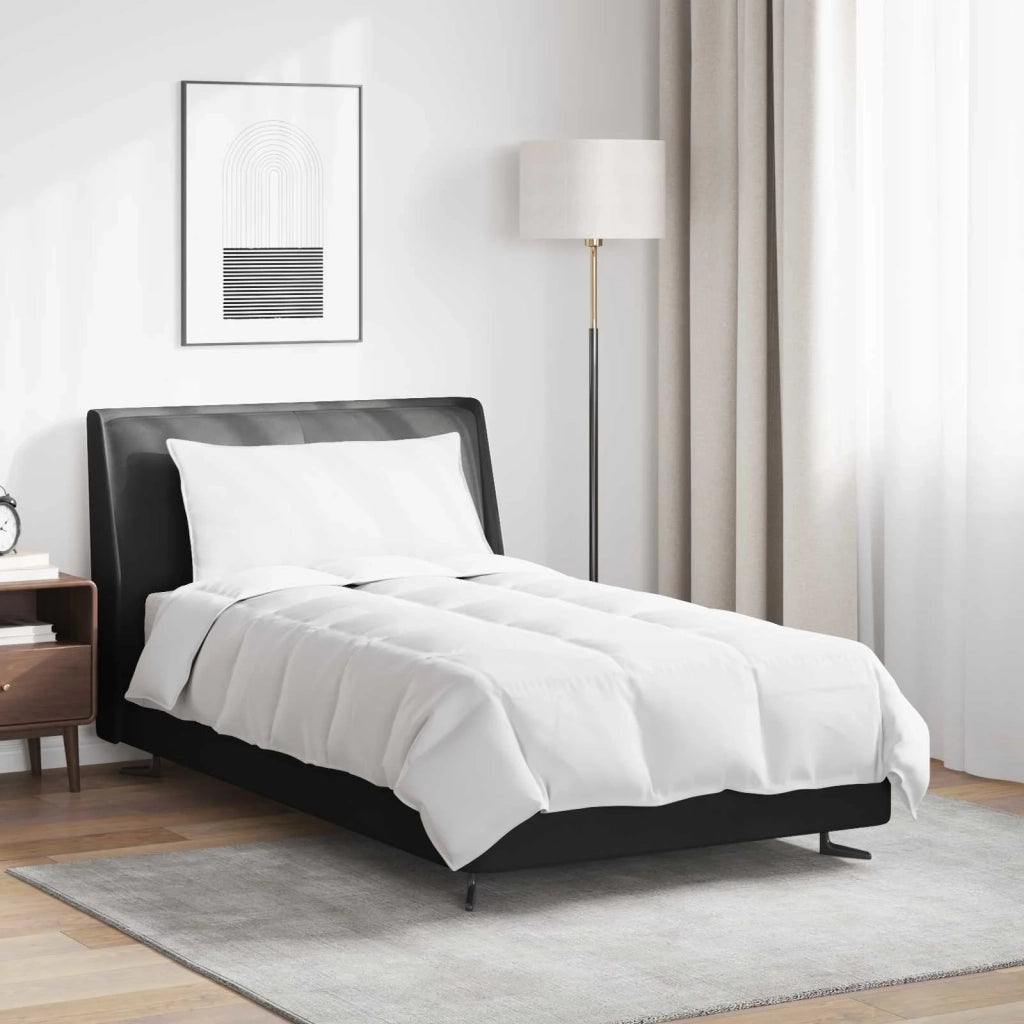 Duvet Estivo con cuscino 2 pcs Bianco Piuma d'anatra 3376279