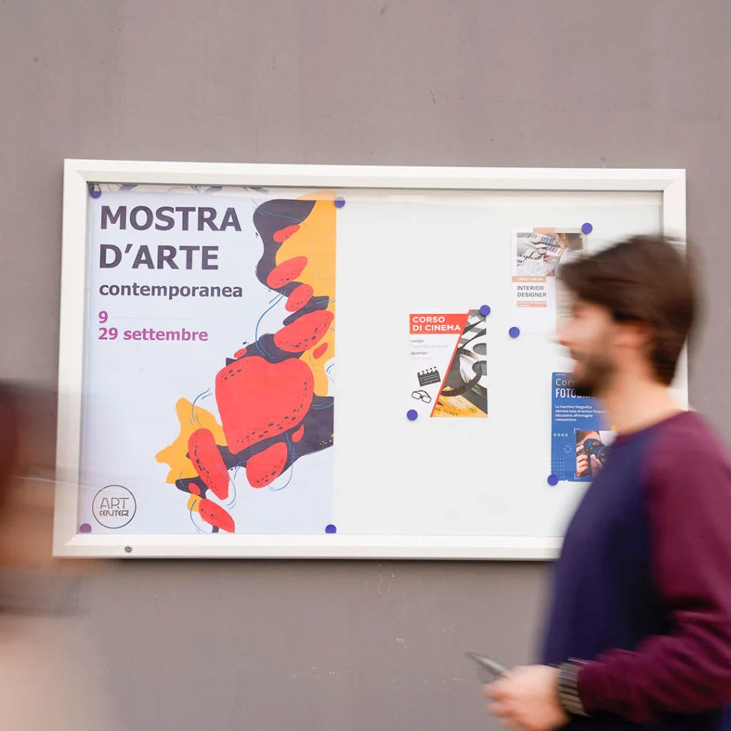 Bacheca per Esterno Certificata IP56 con serratura - 21 x A4