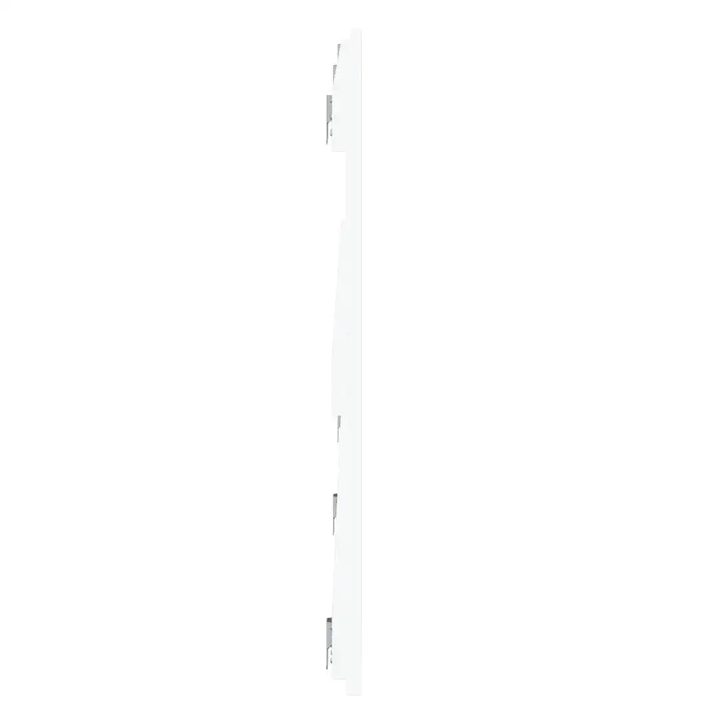 Testiera | Testata da Parete Bianca 204x3x60 cm in Legno Massello di Pino