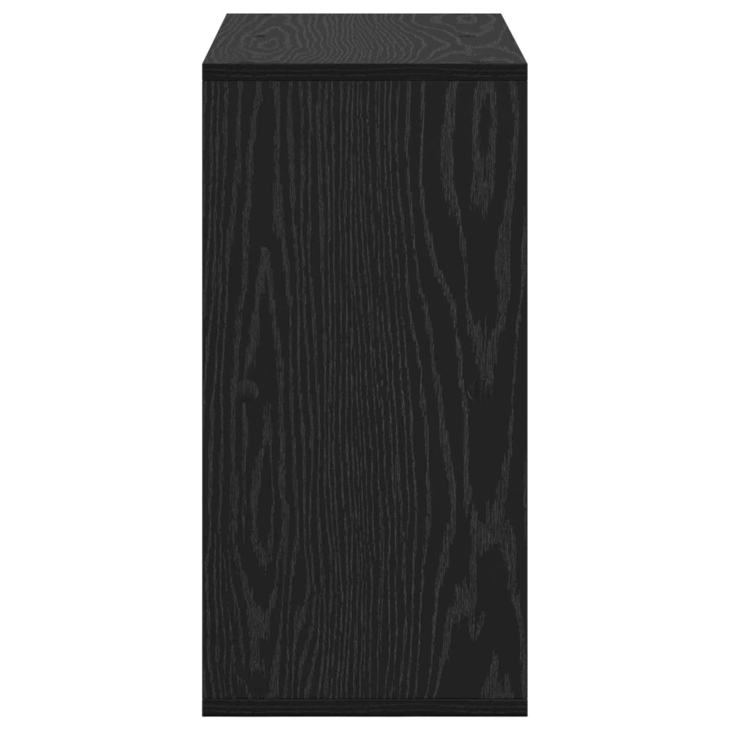 Credenza con cassetto Rovere Nero 59,5 x 27 x 57 cm 8000533