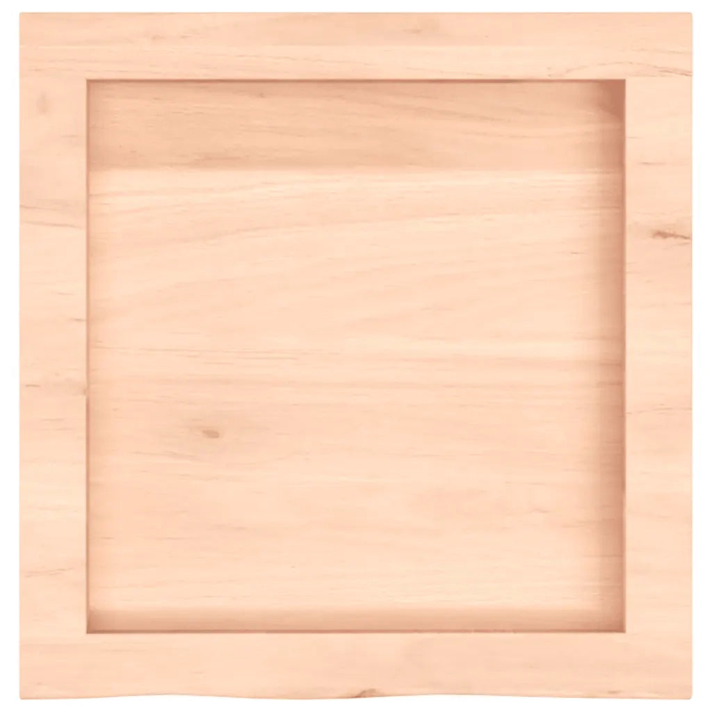 Piano Bagno 40x40x(2-6) cm in Legno Massello Non Trattato 3155998