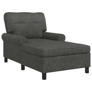 Chaise Lounge | Sedia a Sdraio con cuscino Nero 91 x 157 x 91 cm Pelle Sintetica CFW6751806