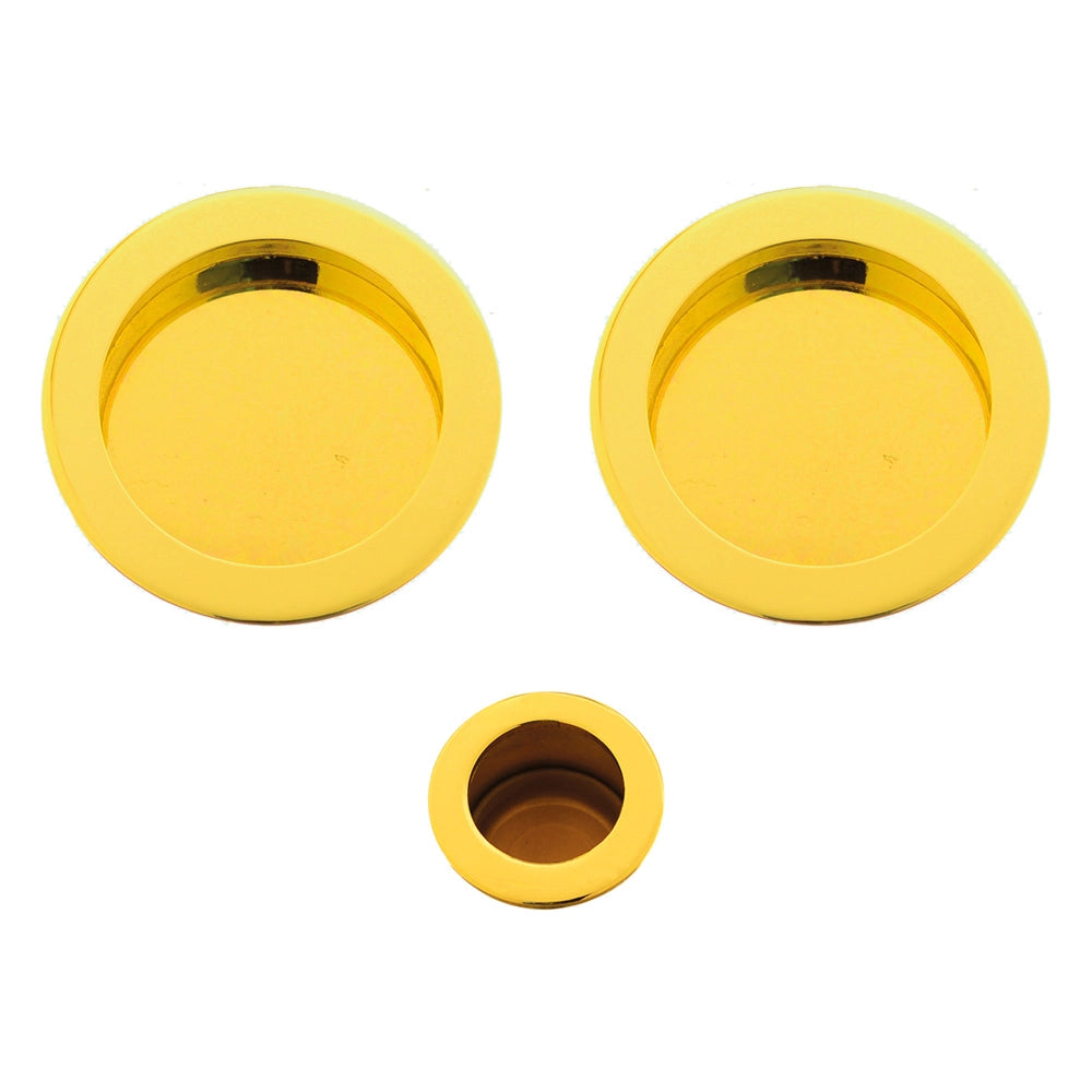 KIT MANIGLIE PER PORTE SCORREVOLI finitura oro lucido  - MARIVA