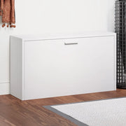 Panca con Scarpiera Bianca 80x24x45 cm 243050