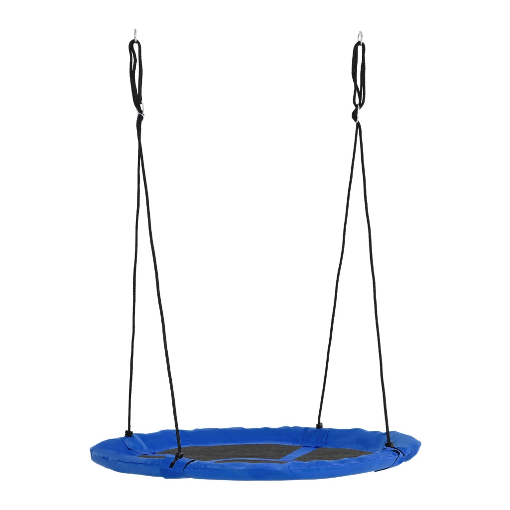Altalena a nido per giardino ¨C Xylo ¨C ¦µ110 cm blu resistente alle intemperie fino a 100 kg