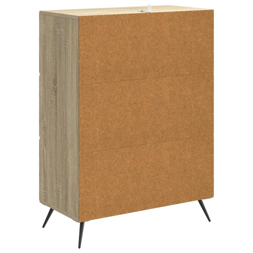 Credenza | Madia | Buffet da pranzo | Armadio da pranzo Rovere Sonoma 66 x 34,5 x 90 cm Legno ingegnerizzato