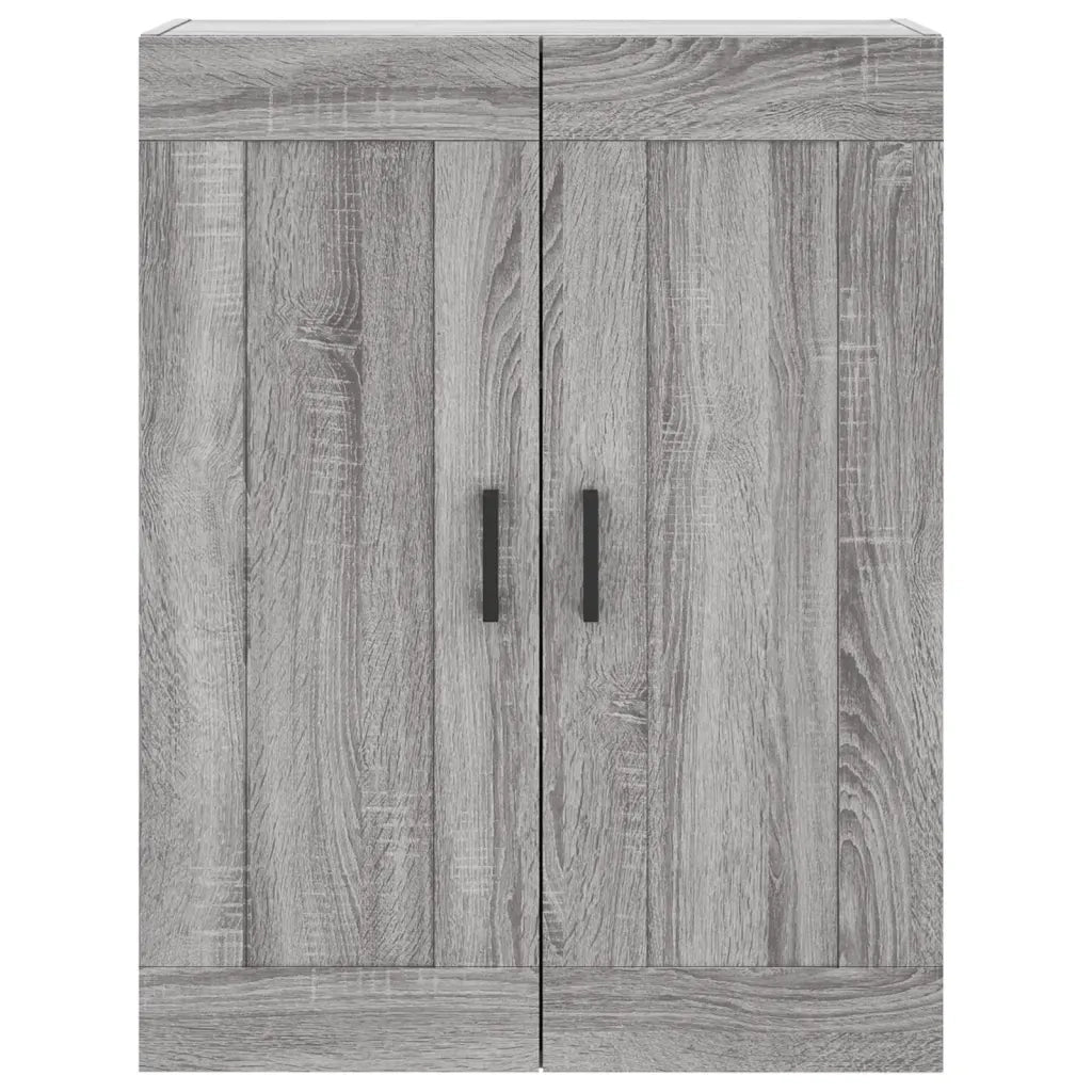 Mobile a Parete Grigio Sonoma 69,5x34x90 cm Legno Multistrato 830386