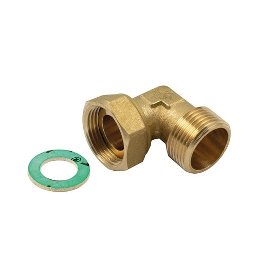RACCORDO CURVO M-F CON GIRELLO E GUARNIZIONE PIANA- 1/2x1/2- TIEMM- pezzi 1