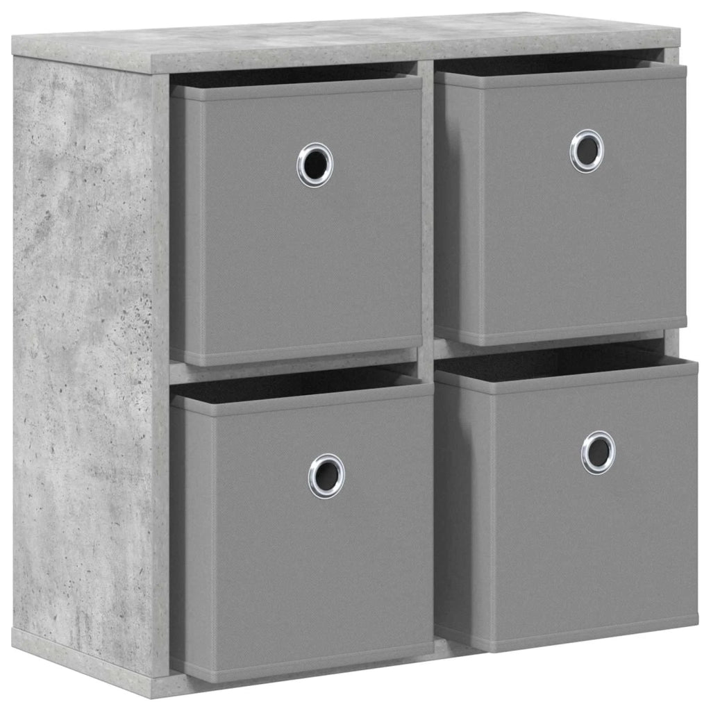 Credenza | Madia | Buffet da pranzo | Armadio da pranzo con cassetto Grigio cemento 49,5 x 22 x 47 cm