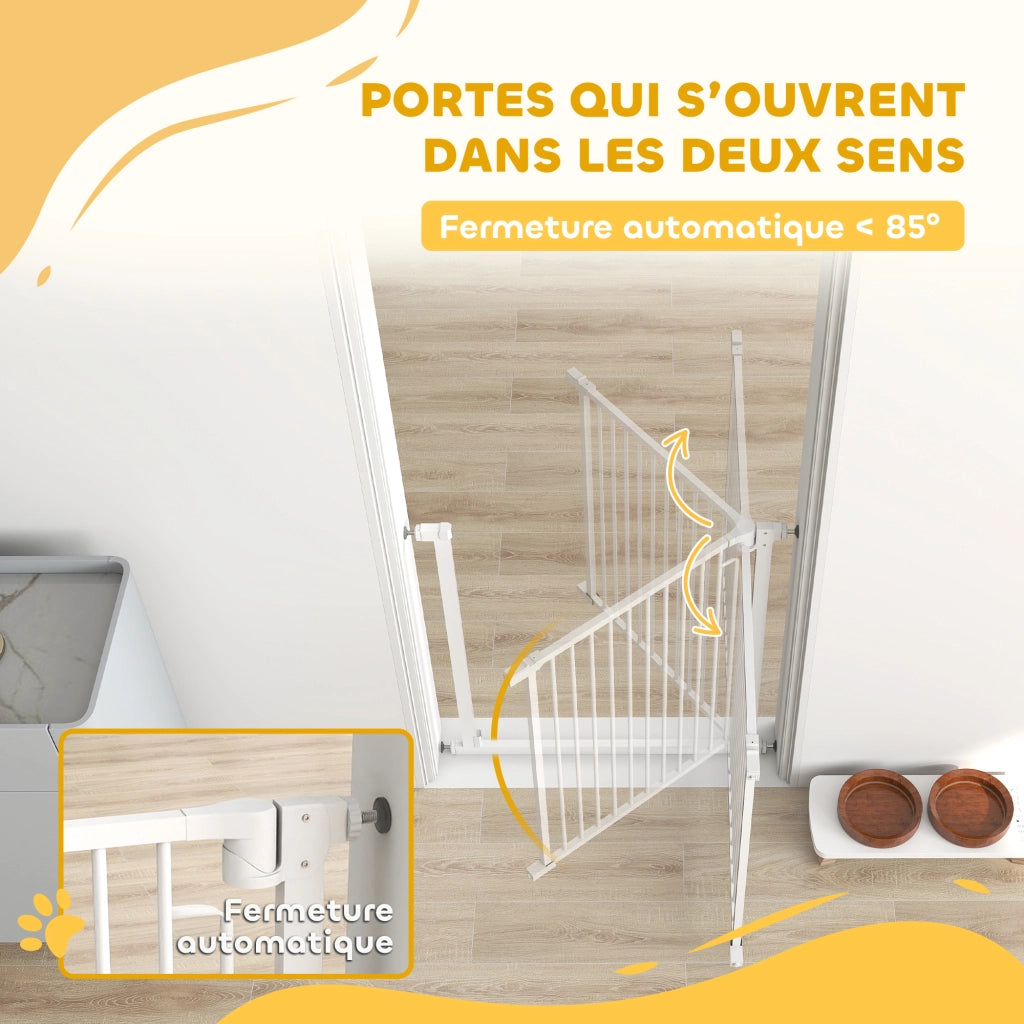 Barriera Sicurezza Bambini e Animali ¨C Minimal ¨C 76-80cm Bianco