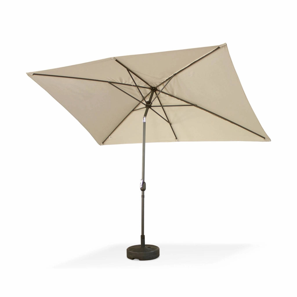 Ombrellone rettangolare, 2x3m, sabbia