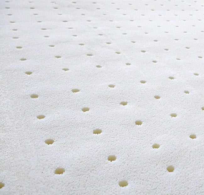 Topper lattice, sopramaterasso in 100% LATTICE ANALLERGICO, Alto 4 cm con tessuto antimicrobico sfoderabile 4 lati con filo in ARGENTO - STAR LATEX matrimoniale 165x190