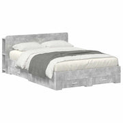 Telaio del letto con storage Grigio Cemento 150 x 200 cm 3433774