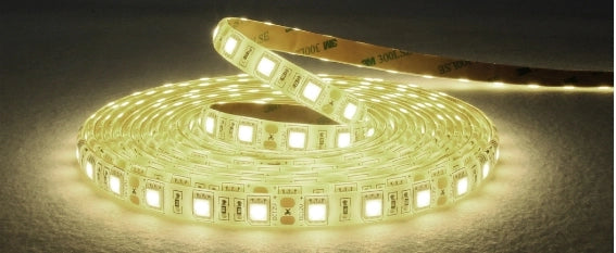 STRISCIA 5M IP65 5050 60LED/M 12V 14,4W/M 1320LM/M 4000K