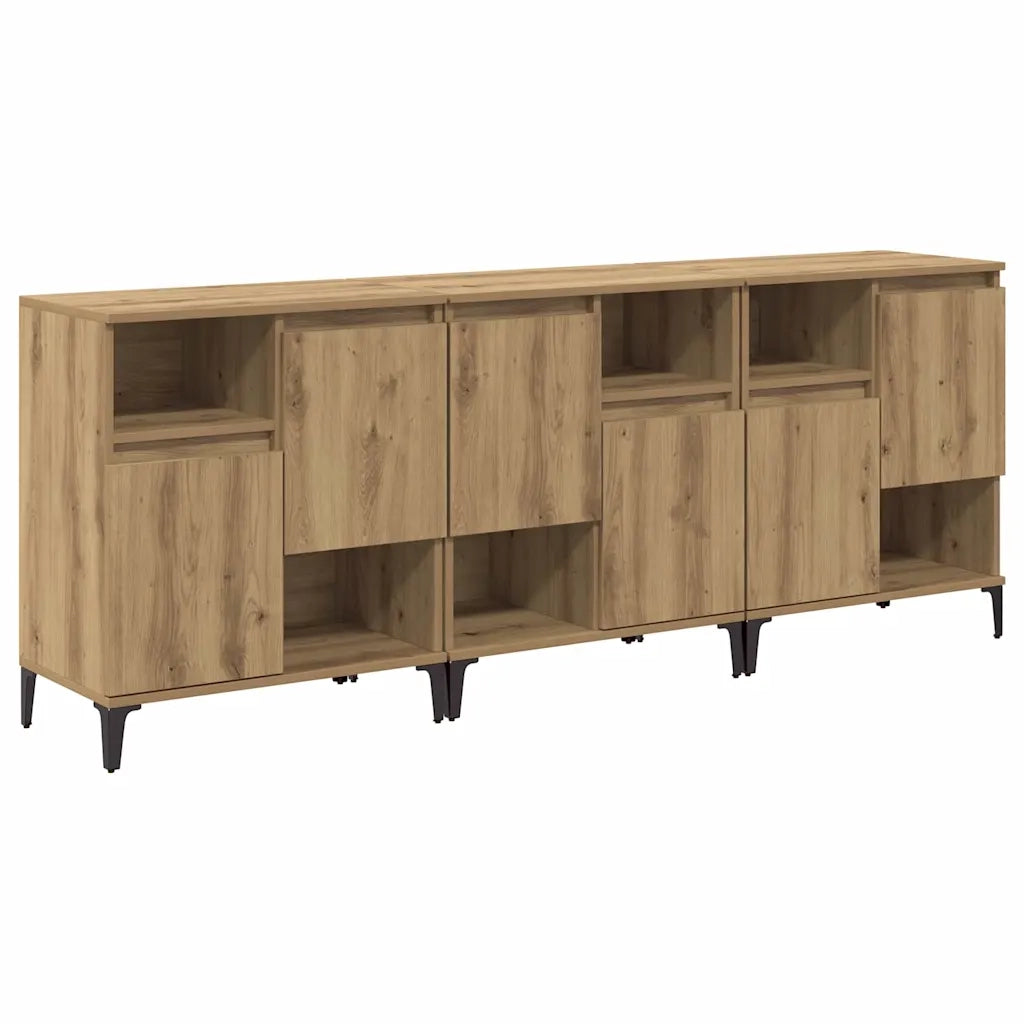 Credenza | Sideboards 3 pcs Rovere artigianale 60 x 35 x 70 cm