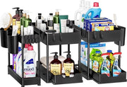 Organizzatore per sottocassa 3 Pack - 2 livelli multifunzionale - Organizzatore per sottocassa - Nero 

(Nota: Puricon e Gootsteen sono stati rimossi)