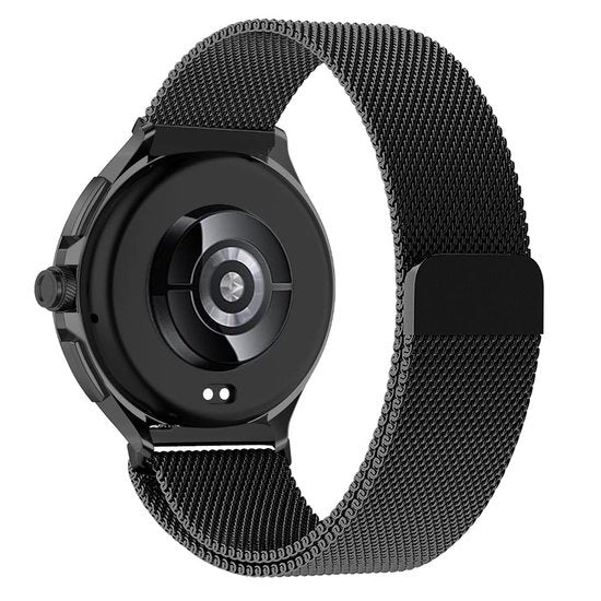 Cinturino orologio stile 22 mm - Chiusura metallica - Cinturino magnetico - Acciaio inossidabile - Compatibile con Xiaomi/Huawei - Cinturino per smartwatch
