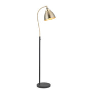 Lampada da terra industrial Franklin Endon ottone E27