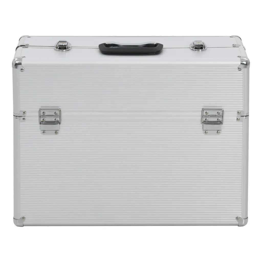 Valigetta per Attrezzi 47x36x20 cm Argento in Alluminio 91845