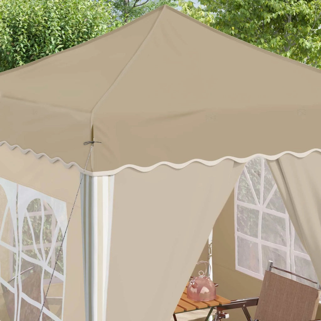 Tenda per feste a pop-up-Gazebo Crema 195 x 195 x 245 cm 550117