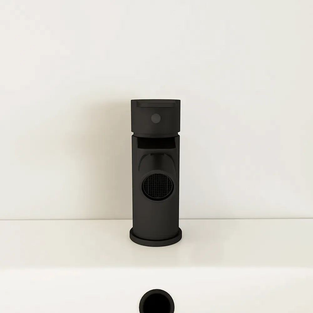 Set miscelatori: lavabo alto bidet senza scarico ed esterno doccia nero opaco | Jane
