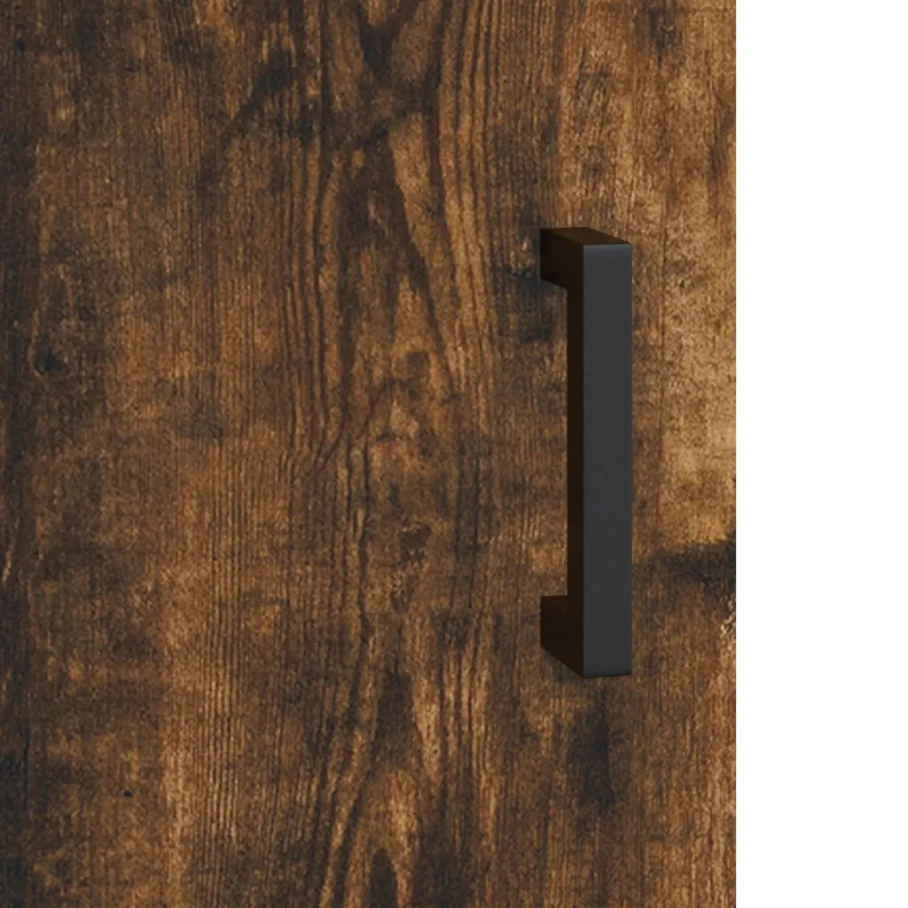 Mobili a Parete 2 pz Rovere Fumo 69,5x34x90 cm 3195624