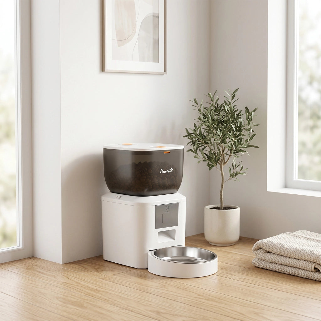 Dispenser automatico cibo per gatti ¨C Minimal ¨C 4 litri, grigio