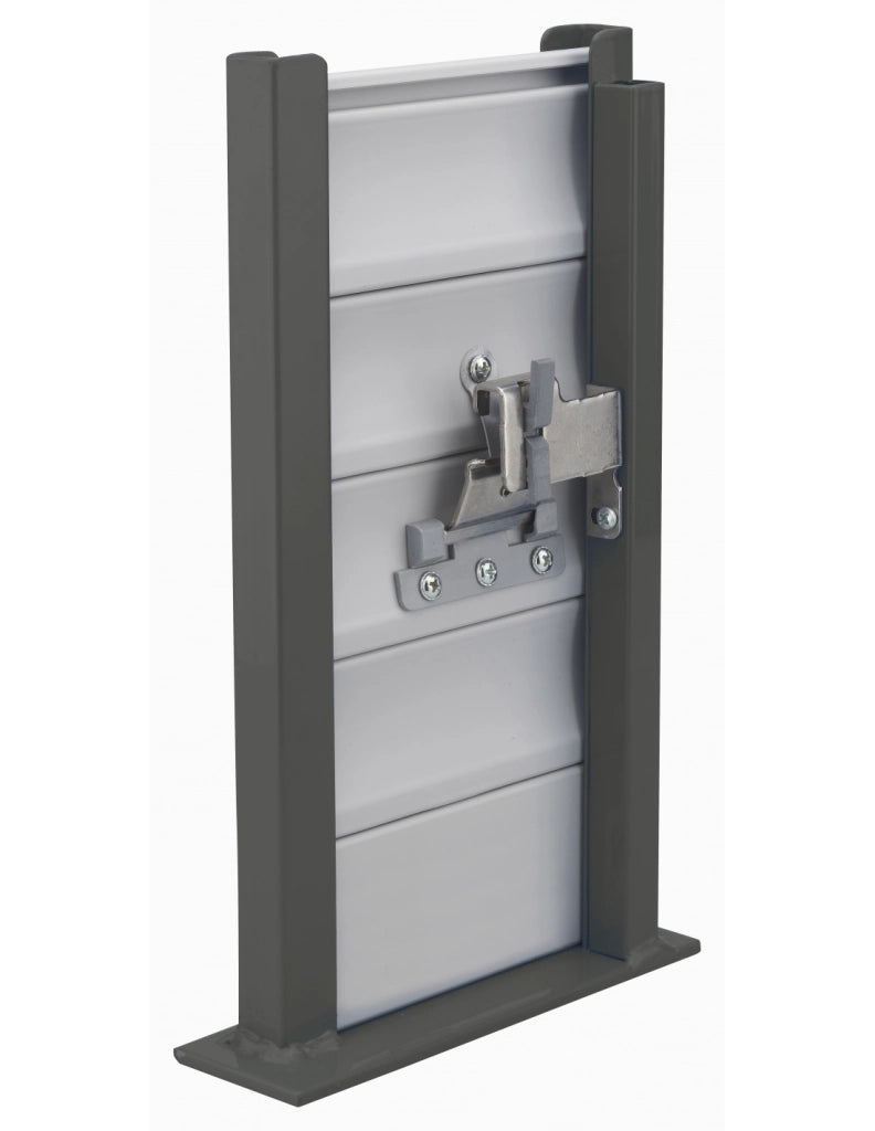 Blocco per tapparelle, saracinesche, antisollevamento, acciaio ino x, 67 x 71 mm, 2 pezzi – THIRARD