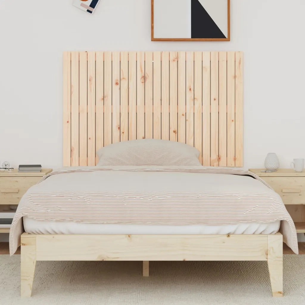 Testiera | Testata da Parete 140x3x90 cm in Legno Massello di Pino