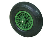 RUOTA PER CARRIOLA PNEUMATICA CON CUSCINETTI  perno mm.20x130, interasse mm.80    IL CAMPO