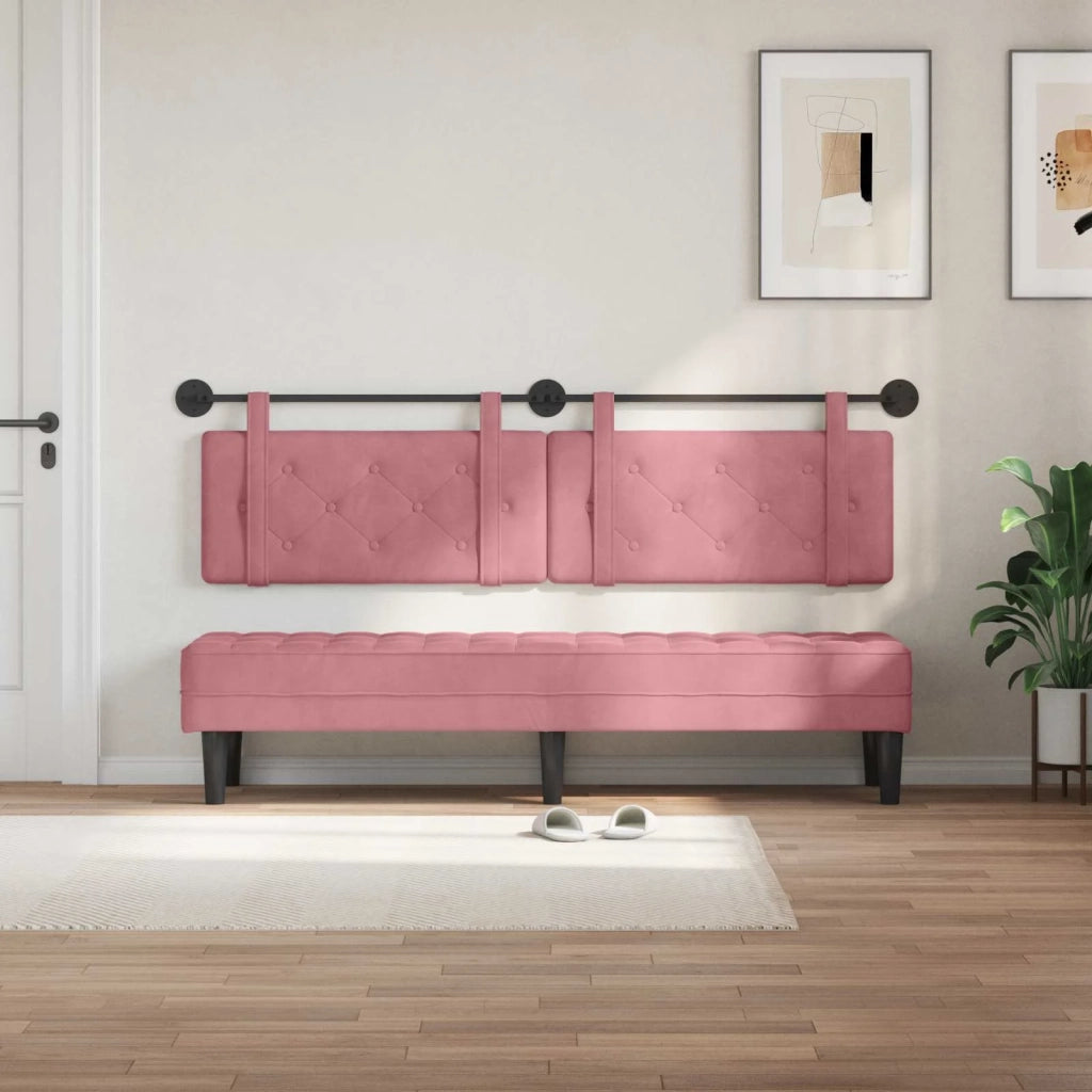 Testiera | Testata sospesa Rosa Velluto