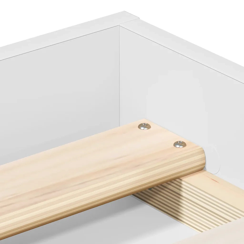 Giroletto-Struttura Letto Bianco 140x190 cm