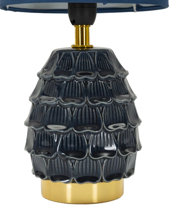 LAMPADA DA COMODINO PIGNY BLU CM Ø 15X30,5