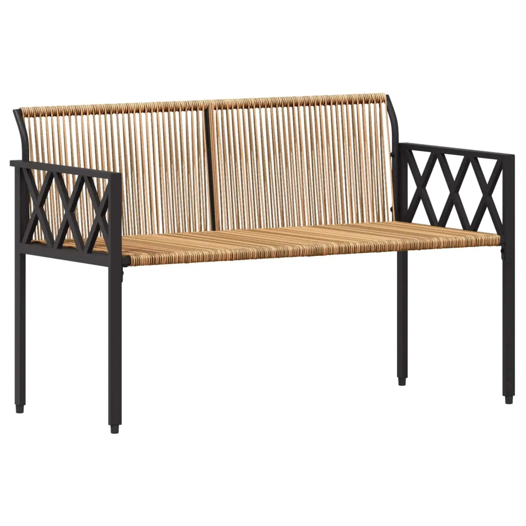 Panchine da esterno 2 -Seater 116 x 56 x 75 cm polyrattan 42025354