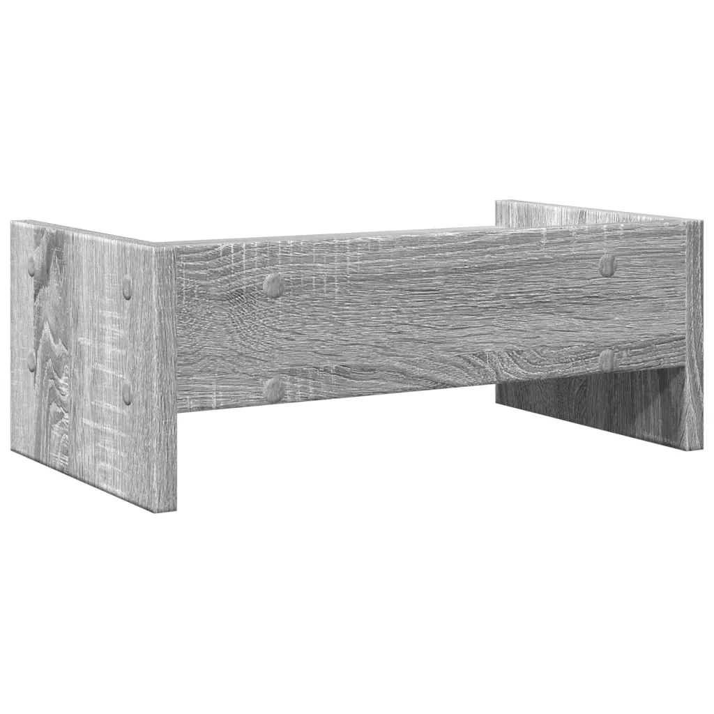 Supporto per Monitor Grigio Sonoma 42x24x16 cm in Truciolato 854720