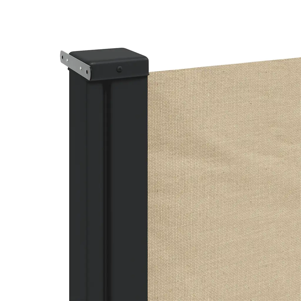 Tenda da Sole | Tenda parasole Laterale Retrattile Beige 220x300 cm
