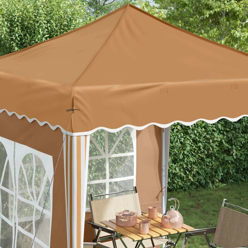 Tenda per feste a pop-up-Gazebo Beige 195 x 195 x 245 cm 389897
