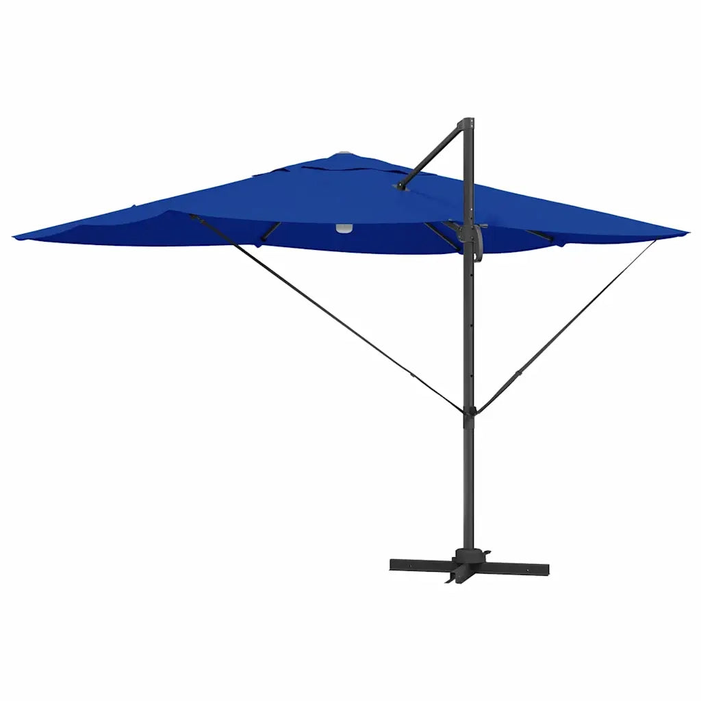 Ombrello | Parasolne Azzurro 351 x 250 x 253 cm Poliestere e Alluminio