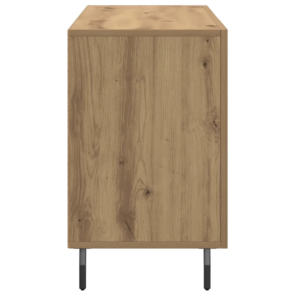 Credenza-Buffet-Armadio da cucina Rovere Artigianale 100x36x60 cm in Legno Multistrato 998035