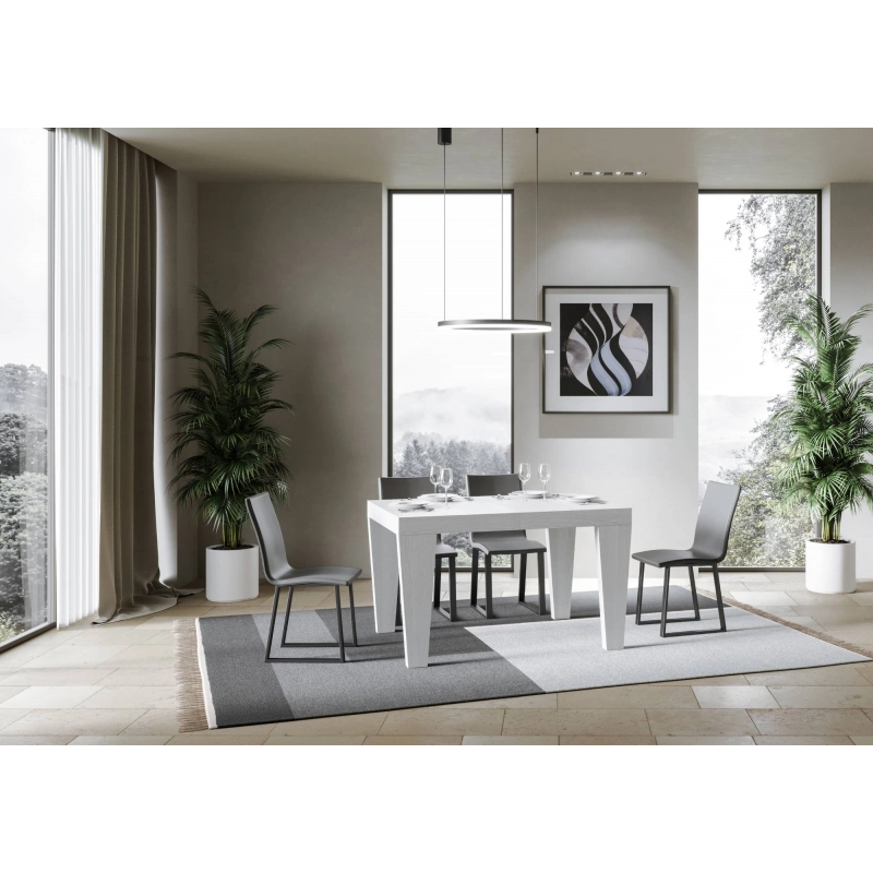 Tavolo allungabile 90x130/234 cm Spimbo Premium - Bianco Frassino