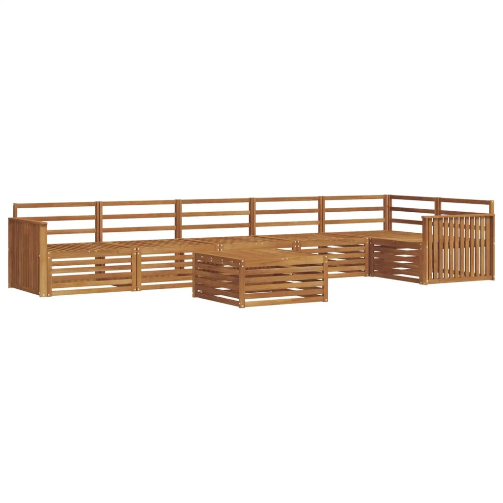 Set di divani da esterno 7 pcs Naturale 3373574