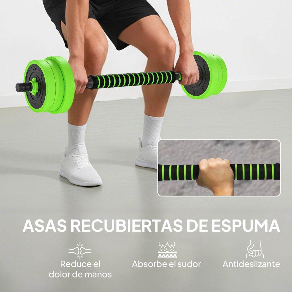Kit Palestra 4 in 1 ¨C Zephmum ¨C Verde e Nero