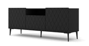 MOBILE DIUNA RTV2D1K 145 NERO OPACO GAMBE NERE