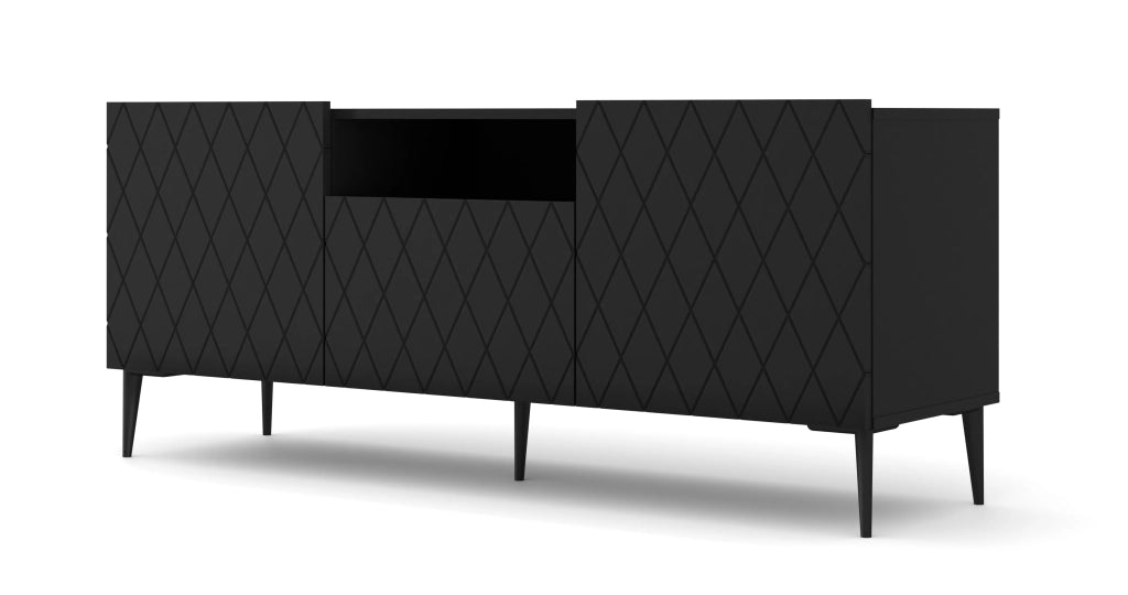 MOBILE DIUNA RTV2D1K 145 NERO OPACO GAMBE NERE