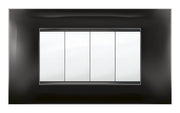 PLACCA MIVIDA PLANA NERO  4P- 1,0 pz
