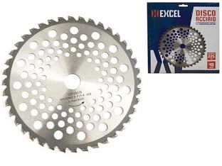 DISCO AL WIDIA PER DECESPUGLIATORE A 40 DENTI  ø mm.230    EXCEL